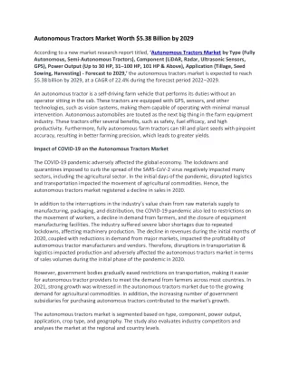 autonomous tractors market worth 5 38 billion