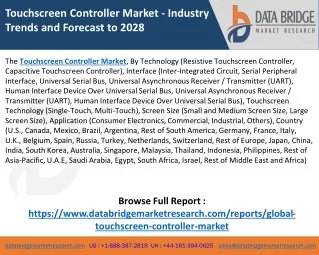 touchscreen controller market industry trends