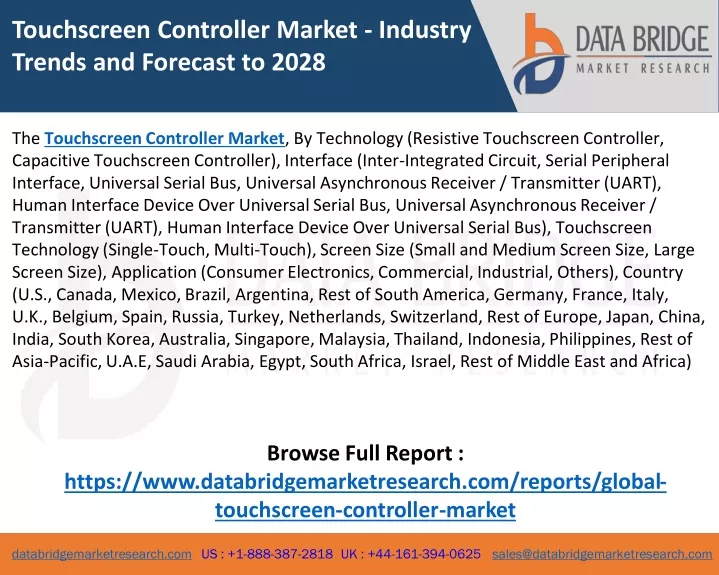 touchscreen controller market industry trends
