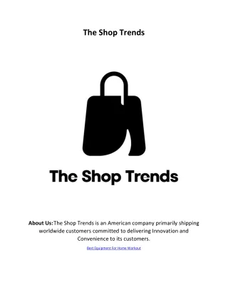 The Shop Trends