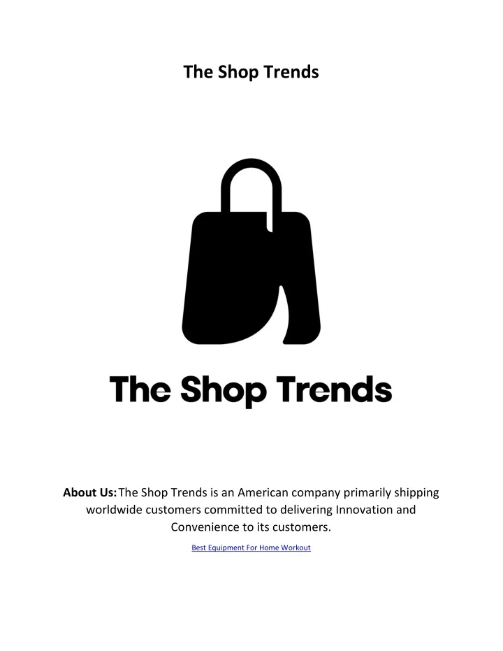 the shop trends