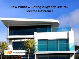How Window Tinting in Sydney Lets You Feel the Difference