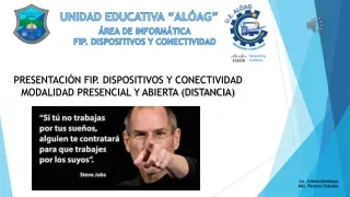 Presentación Dispositivos y Conectividad