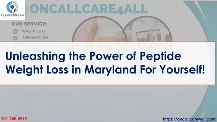 unleashing the power of peptide weight loss in maryland for yourself