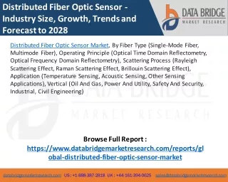 distributed fiber optic sensor industry size