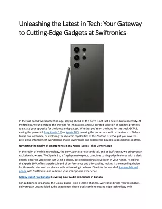 unleashing the latest in tech your gateway