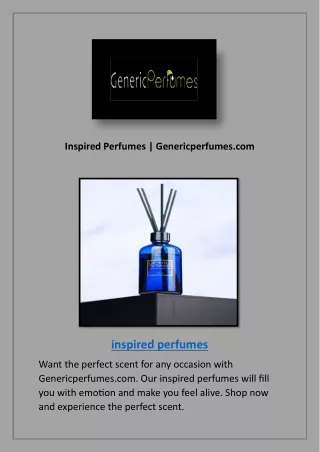 inspired perfumes genericperfumes com
