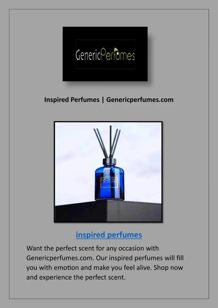 inspired perfumes genericperfumes com