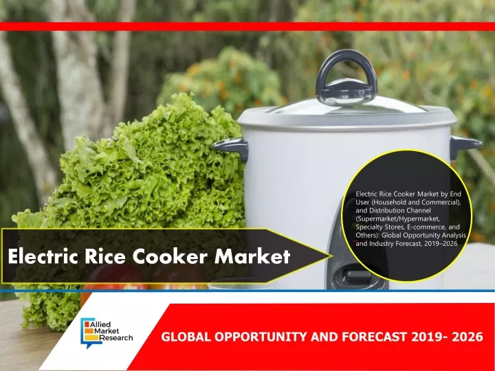 electric rice cooker market by end user household
