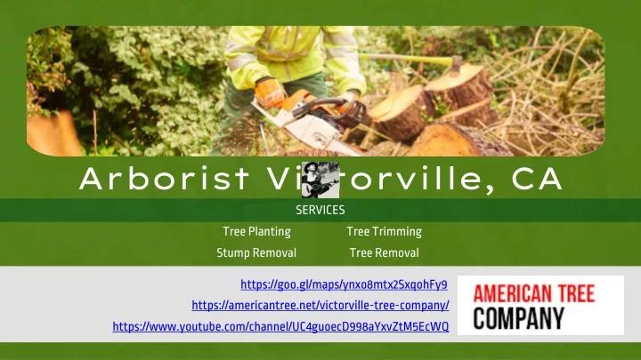 arborist victorville ca