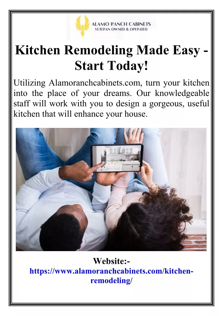 kitchen remodeling made easy start today