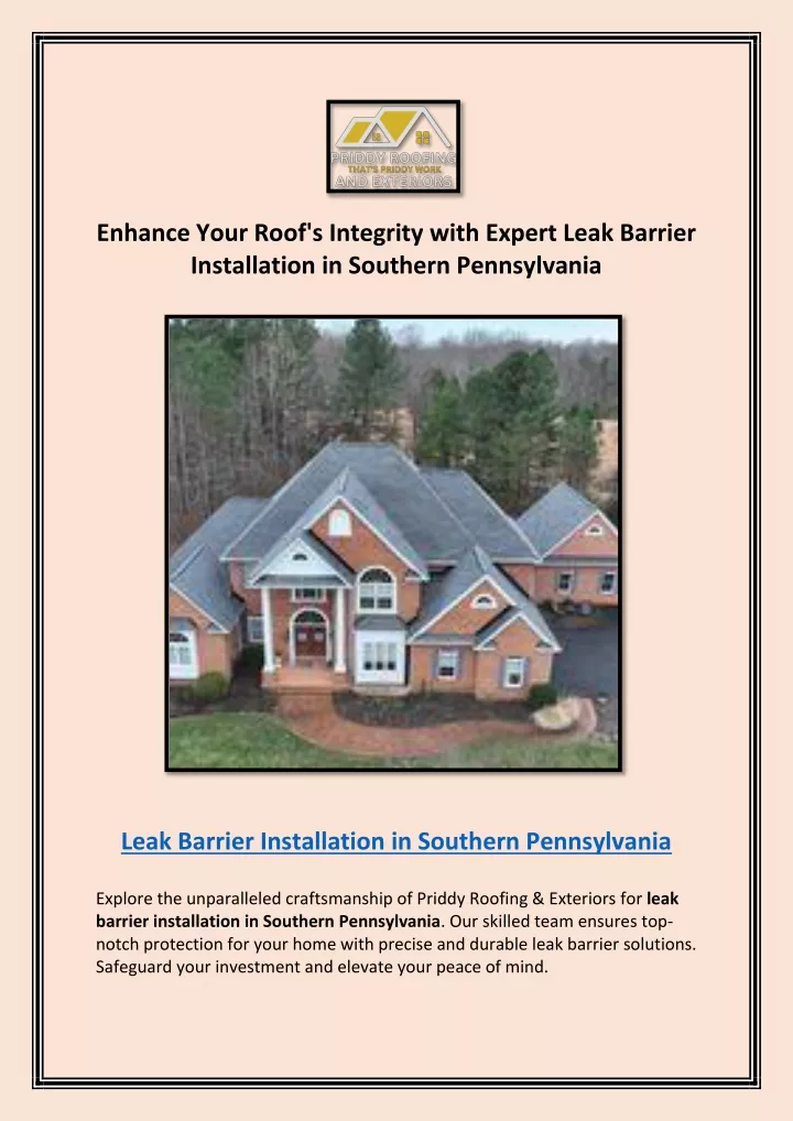 enhance your roof s integrity with expert leak