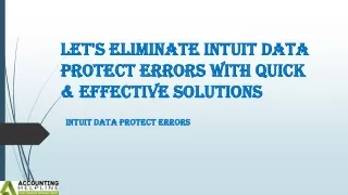 let s eliminate intuit data protect errors with quick effective solutions