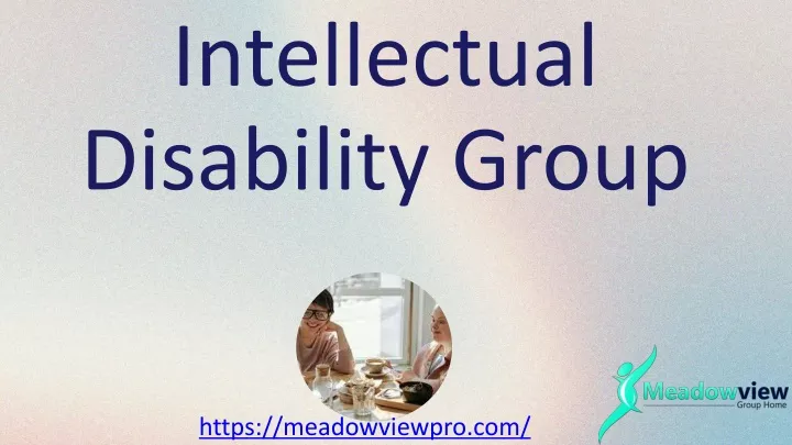 intellectual disability group