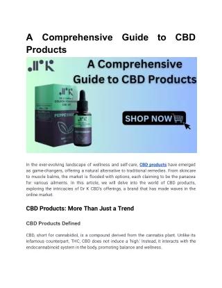 a products