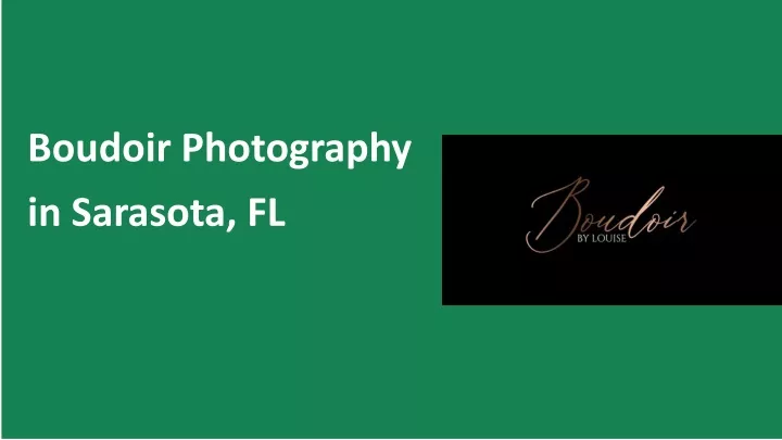 boudoir photography in sarasota fl