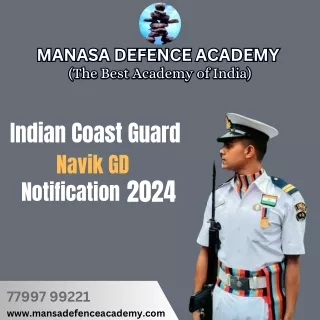 Indian Coast Guard Navik gd Notification 2024