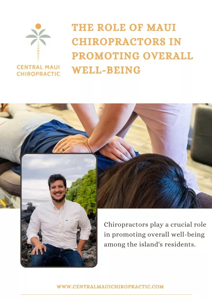 the role of maui chiropractors in promoting