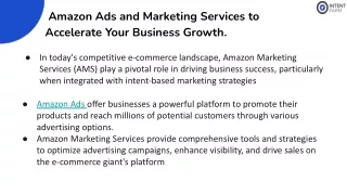 Amazon Marketing Services Strategies-IntentFarm