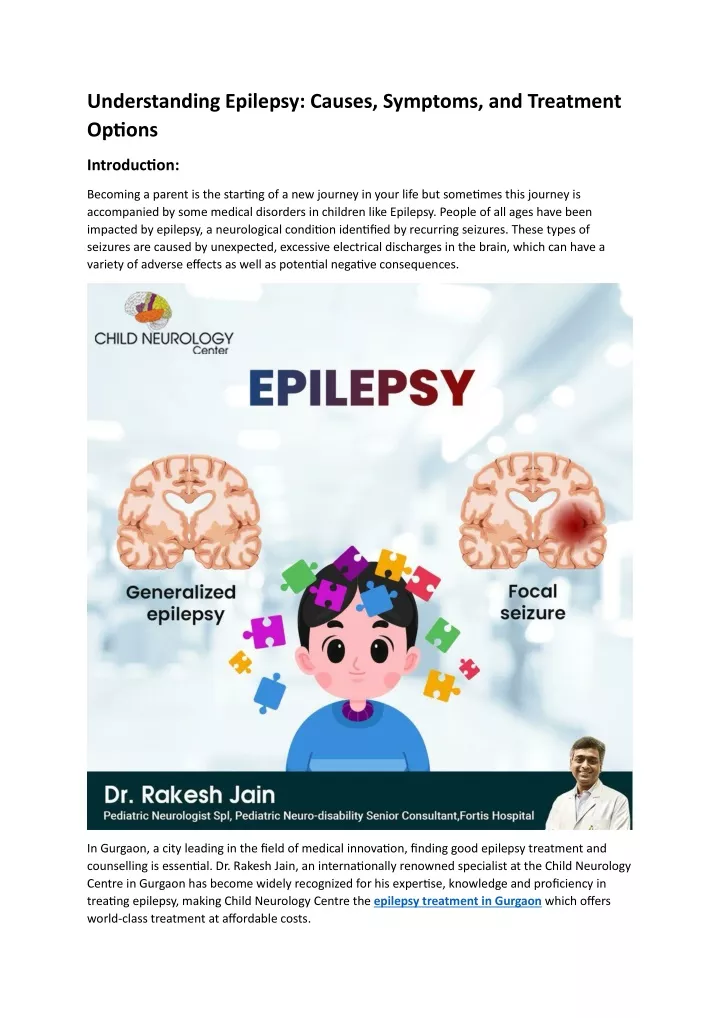 understanding epilepsy causes symptoms