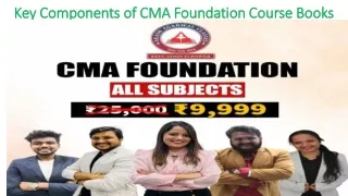 Key Components of CMA Foundation Course Books