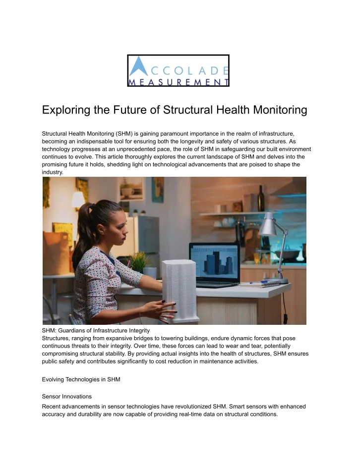 exploring the future of structural health