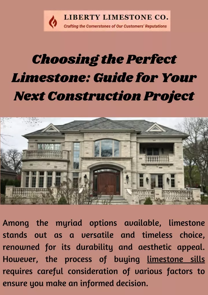 choosing the perfect limestone guide for your