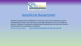 autozilla car buying center