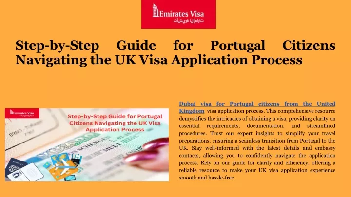 step by step guide for portugal citizens navigating the uk visa application process