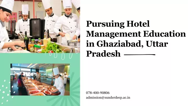 pursuing hotel management education in ghaziabad