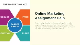 Online Marketing Assignment Help