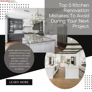 Avoid These Top 5 Kitchen Renovation Mistakes: Essential Tips for Kitchen