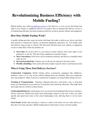 revolutionizing business efficiency with mobile