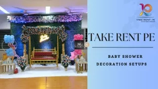 Modern Elegance Unveiled: Trendsetting Baby Shower Decoration Ideas by Take Rent