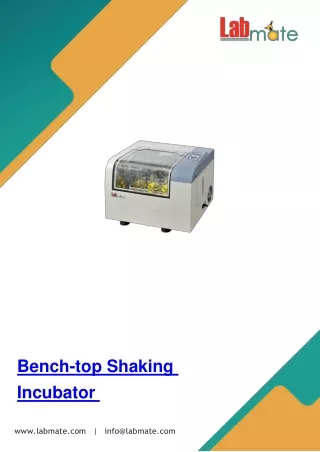 bench top shaking incubator