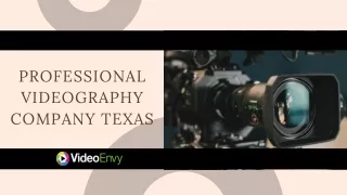 Guide to Choosing the Right Professional Videography Company