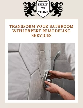Transform Your Bathroom with Expert Remodeling Services