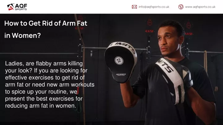how to get rid of arm fat in women