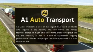 Heavy Equipment Transport Services at A1 Auto Transport