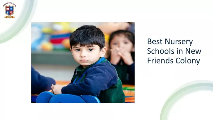 best nursery schools in new friends colony