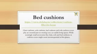 Bed cushion