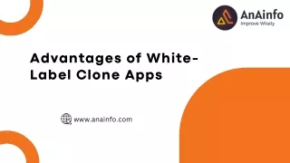 Advantages of White-Label Clone Apps