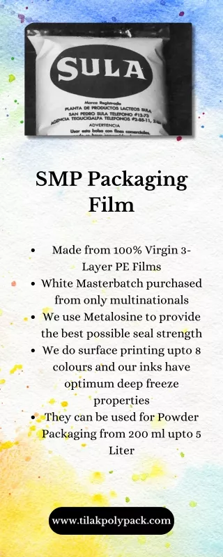 SMP Packaging Film