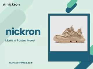 Elevate Your Stride: Buy Premium Sneakers Online at Nickron India