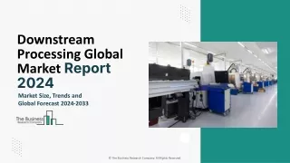 downstream processing global market report 2024