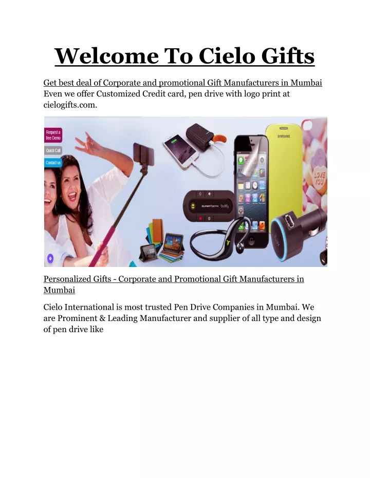 welcome to cielo gifts