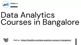 Data analytics courses in bangalore