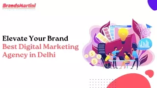 Elevate Your Brand Best Digital Marketing Agency in Delhi