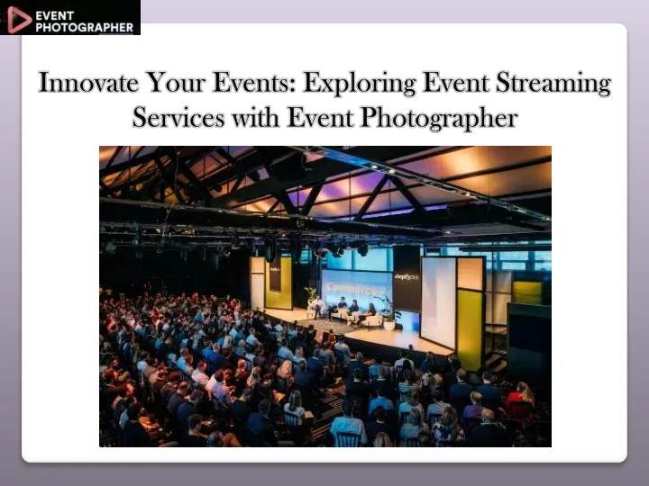 innovate your events exploring event streaming