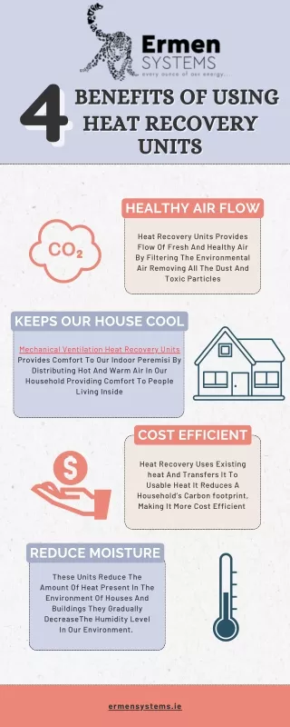 4 benefits of using heat recovery units